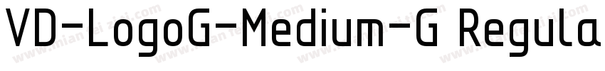 VD-LogoG-Medium-G Regular字体转换